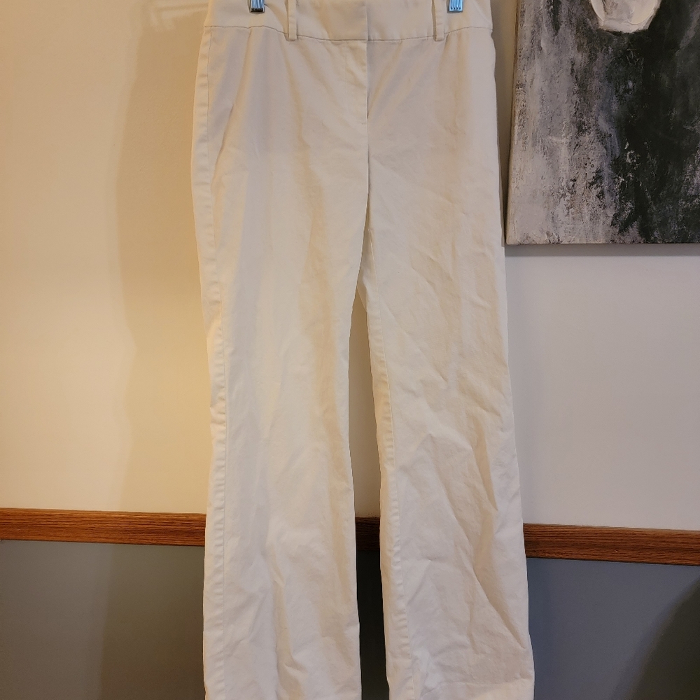 Tahari  Dress Pants,  White,  Size Small